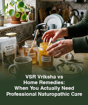 VSR Vriksha vs Home Remedies: When You Actually Need Professional Naturopathic Care