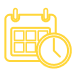 yellow calendar & clock icon